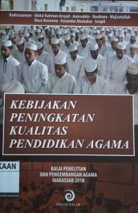 Image of Kebijakan Peningkatan Kualitas Pendidikan Agama