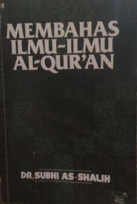 Image of Membahas Ilmu-Ilmu Al-Qur'an