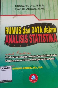 Image of Rumus dan Data dalam Analisis Statiska Untuk Penelitian
