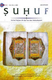 Image of Suhuf Jurnal Kajian Al-Qur'an dan Kebudayaan Volume 2 Nomor 1 2009