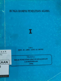 Image of Bunga Rampai Penelitian Agama (I)