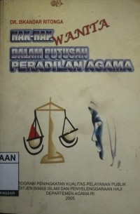 Image of Hak-Hak Wanita Dalam Putusan Peradilan Agama