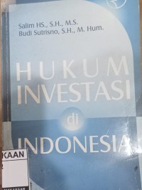 Image of Hukum Investasi di Indonesia