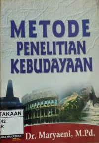 Image of Metode Penelitian Kebudayaan