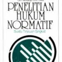 Image of Penelitian Hukum Normatif : Suatu Tinjauan Singkat