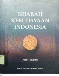 Image of Sejarah Kebudayaan Indonesia: Arsitektur